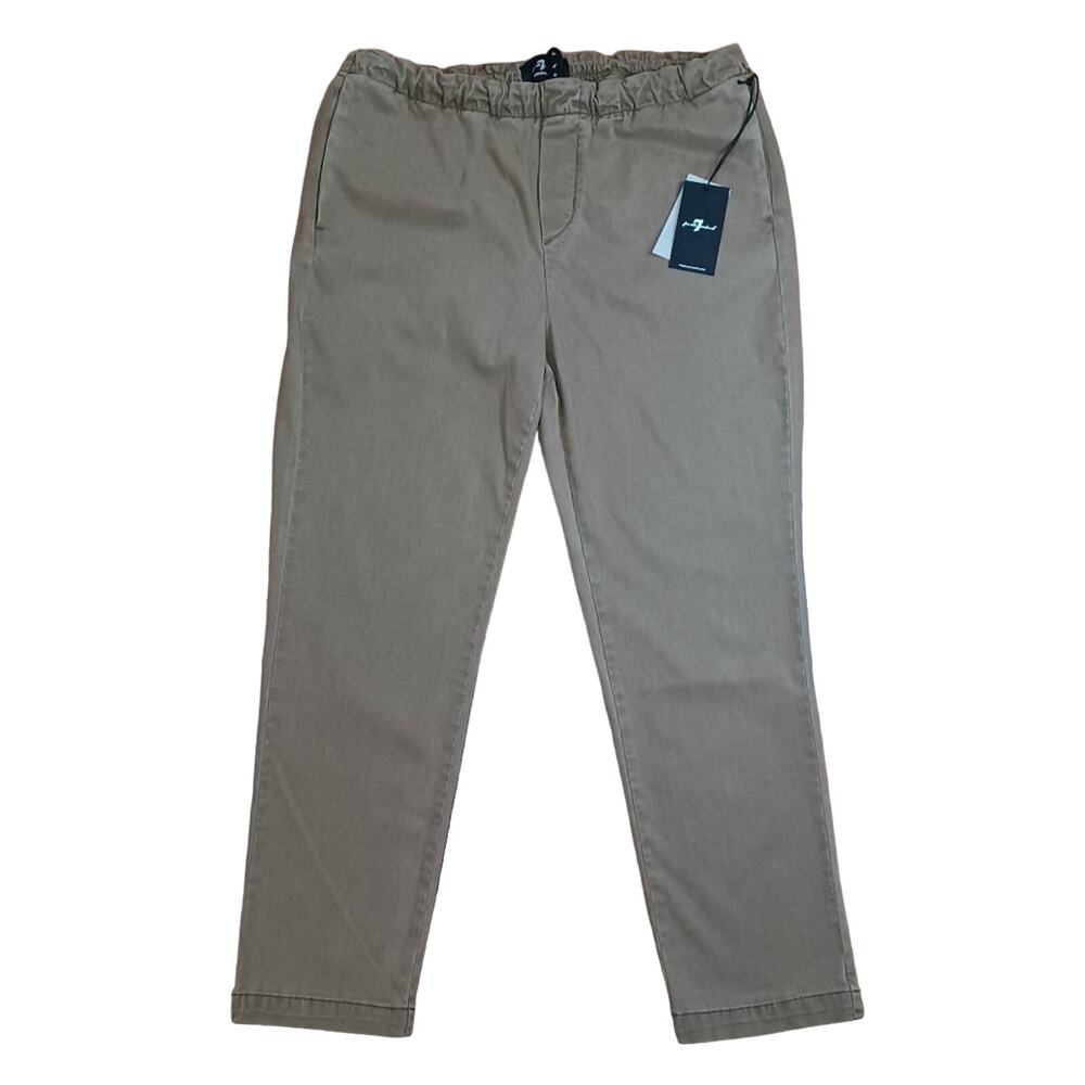 7 For All Mankind Jogggers CAMEL sz:XL NEW WITH TAGS
